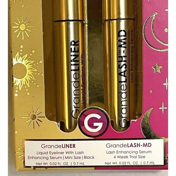 Grande Cosmetics Mini Magic Lash Serum, Brow Serum & Lip Plumper Set NIB - Picture 8 of 9